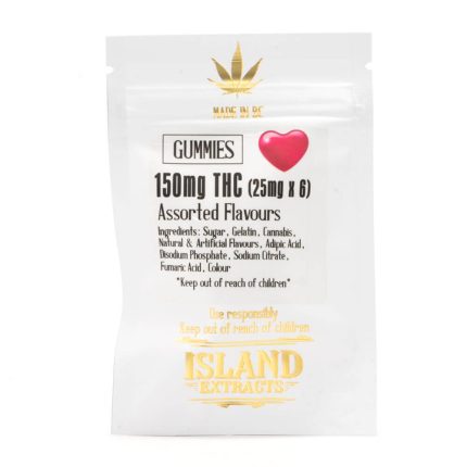 150mg THC Gummies (Island Extracts)