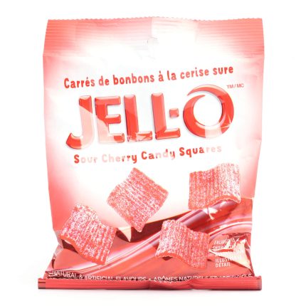 Jell-O Sour Cherry Candy Squares
