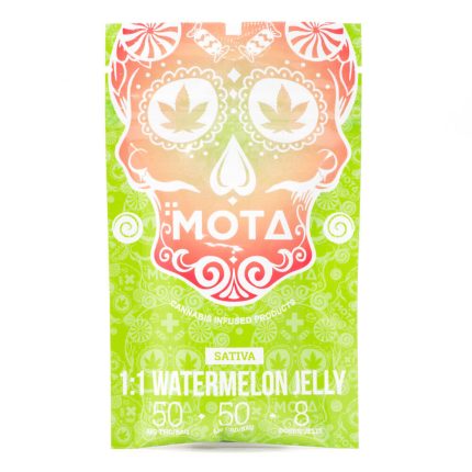 Sativa Medicated 1:1 Watermelon Jelly 100mg THC/CBD (Mota)