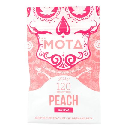 Sativa Medicated Peach Jelly 120mg THC (Mota)