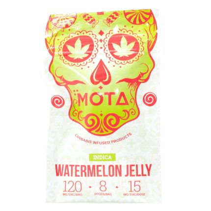 Indica Medicated Watermelon Jelly 120mg THC (Mota)