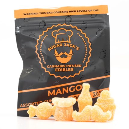 Free THC Mango Sugar Jacks Gummies