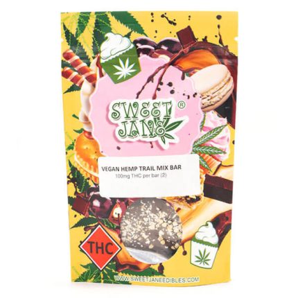 Vegan Hemp Trail Mix Bar 200mg THC (2x 100mg) (Sweet Jane)