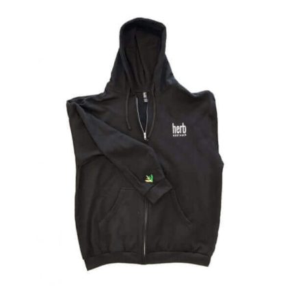 Herb Approach Black Zip Up Hoodie