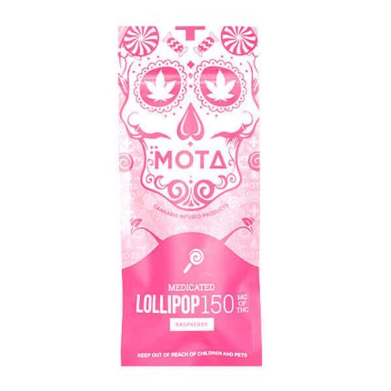 Raspberry Lollipop 150mg THC (Mota)